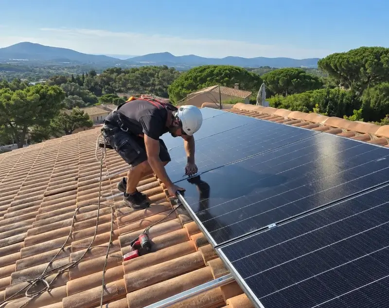 Installateur panneaux solaires Limeyrat — pose photovoltaïque sur toiture